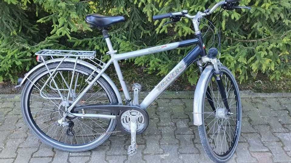 Sprzedam rower trekkingowy 19", koła 28", przerzutki 3x8, Vbrake