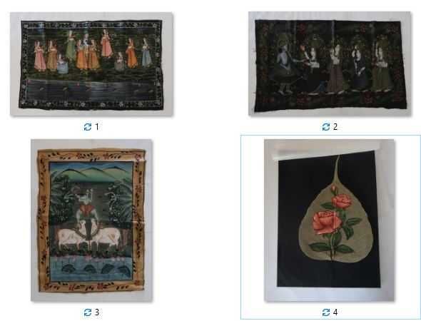 Pinturas da India, cada