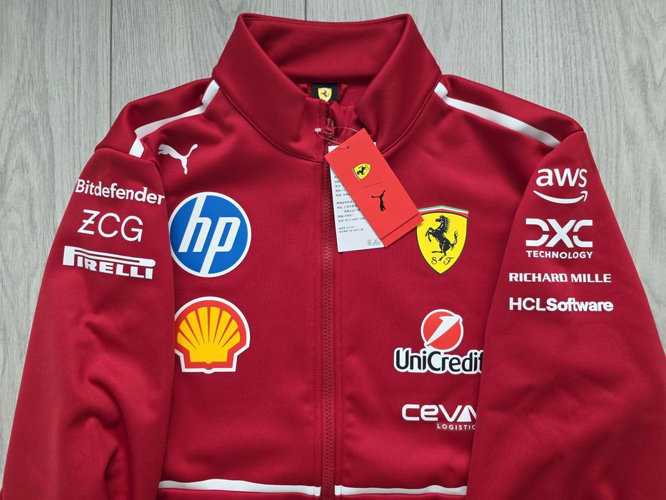 Scuderia Ferrari 2025, Softshell Puma, F1, Formuła 1, Leclerc,Hamilton