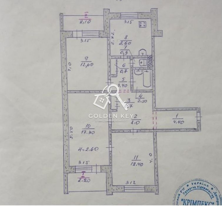 Продаж 3 кімнатної квартири з автономним опаленням на Павла Глазового
