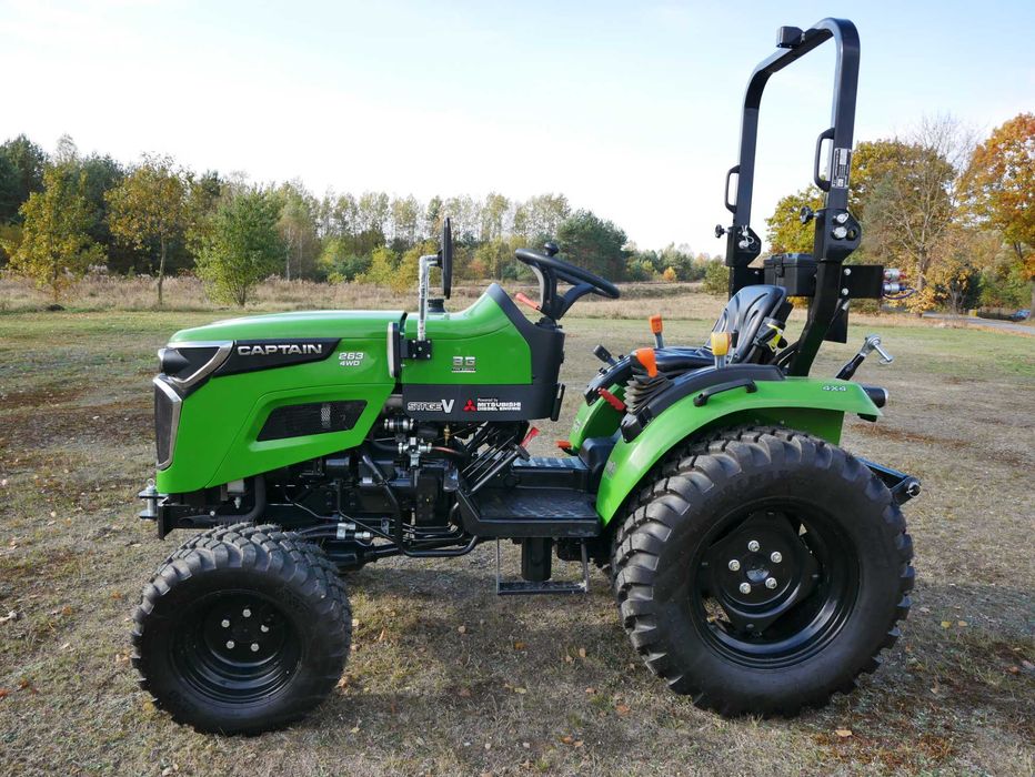 Traktorek CAPTAIN 263 Mitsubishi 3 cylindry 4wd Traktor Homologacja PL
