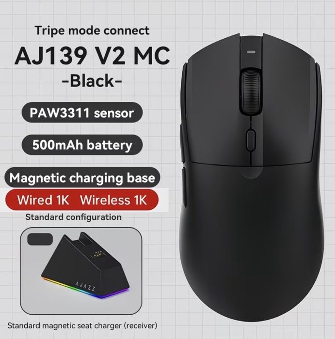 Ajazz aj139 v2 mc ігрова мишка