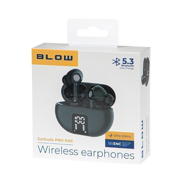 Słuchawki bezprzewodowe douszne Bluetooth ENC mikrofon BLOW 32-823#