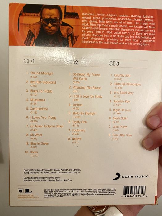 MILES DAVIS best of 3 CD’s
