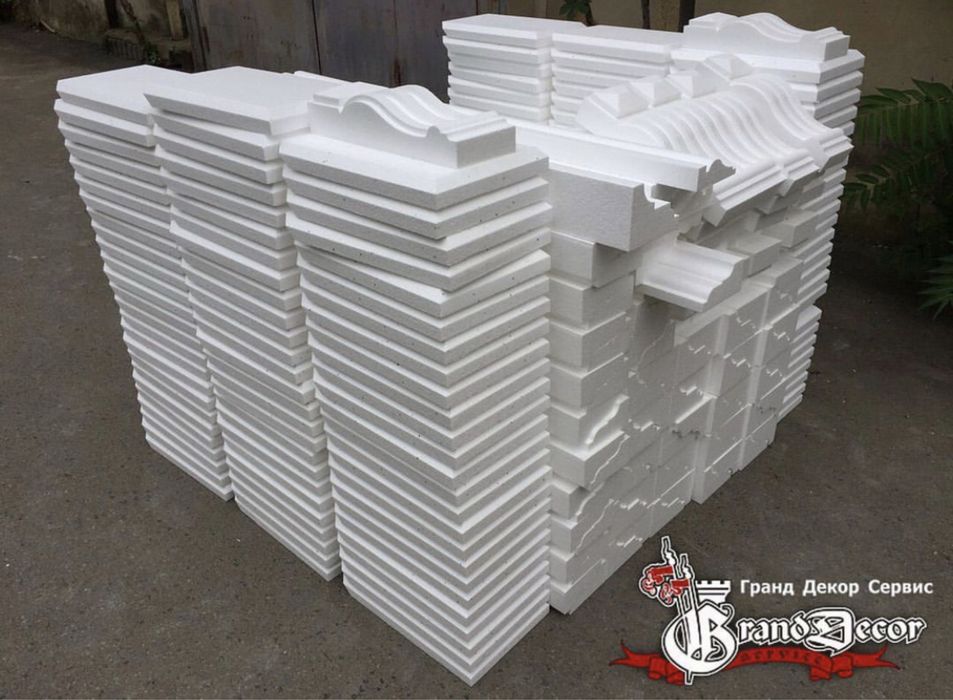 Фасадный внутренний декор из Пенопласта Гипса Бетона Лепнина Резка