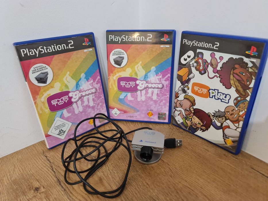 Eye toy Ps2 kamerka plus zestaw gier