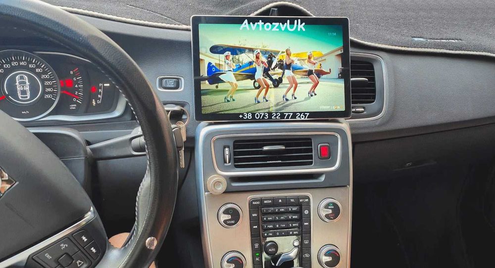 Магнітола XC90 Volvo XC60 XC70 S60 V60 Вольво хс90 CarPlay Андроїд 16