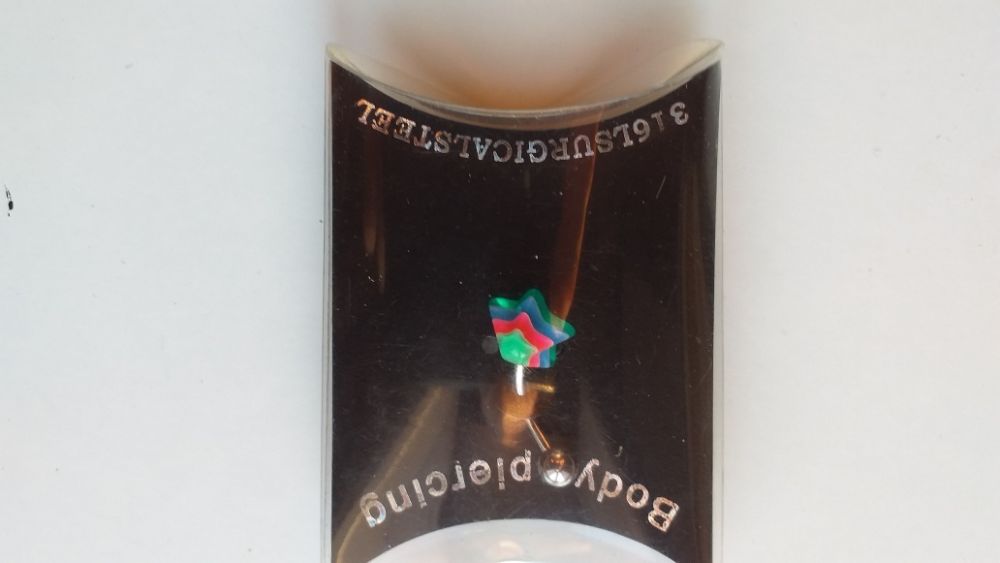 6 body piercings - novos - portes incluidos