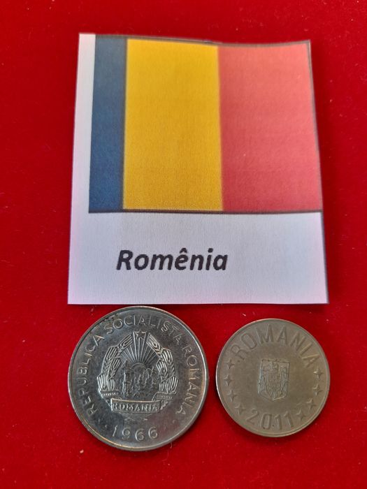Moedas da Roménia ( 2 uni )