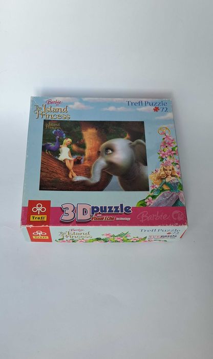 Barbie as The Island Princess / Barbie: Księżniczka Wyspy – puzzle 3D Trefl 72 elementy