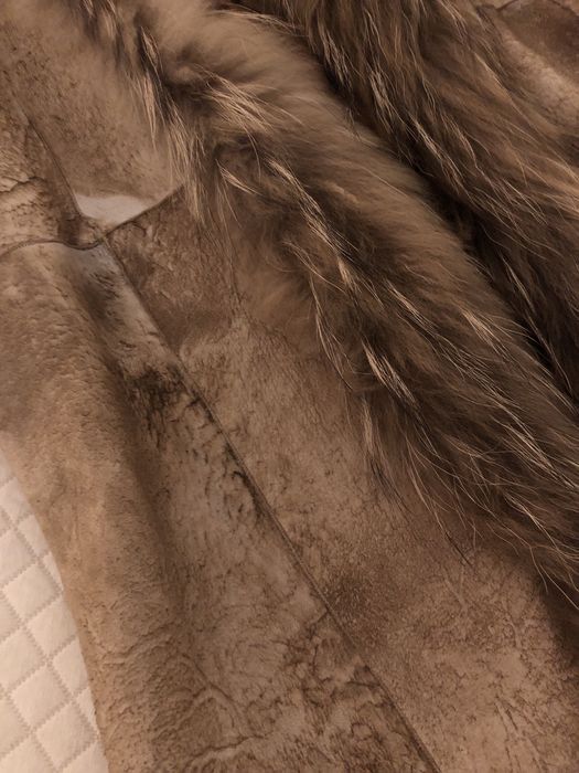 Colete/gilet em pele verdadeira tmn 38