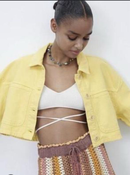 джинсовая куртка stradivarius