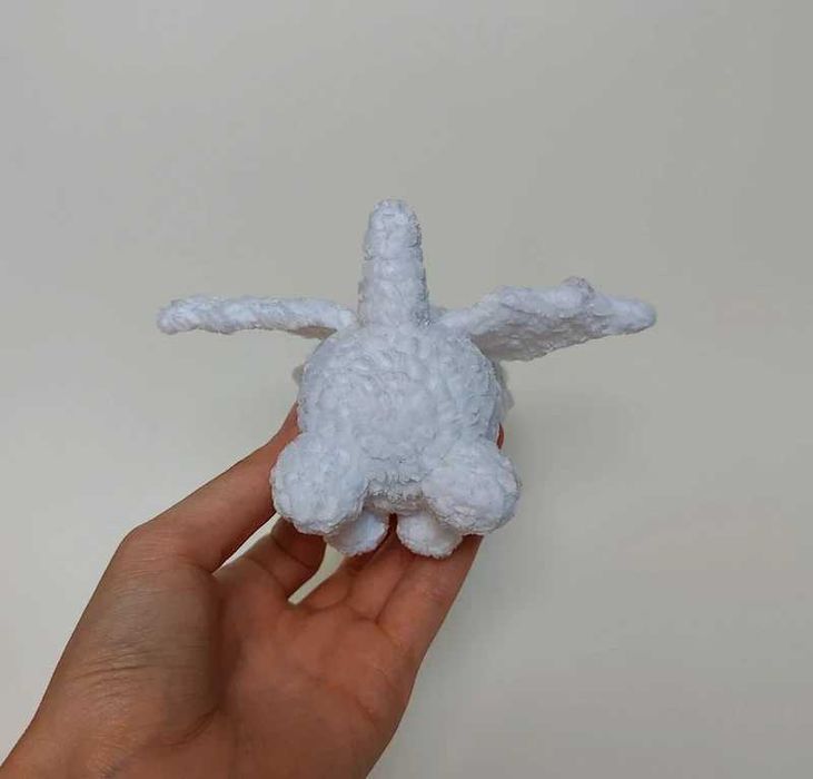 Light Fury (Modelo 1) em Crochet | Amigurumi