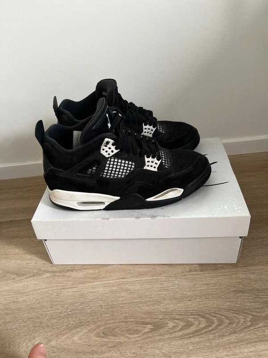 Jordan 4 Retro White Thunder R.43