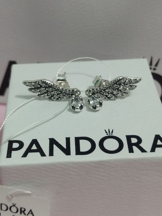 Сережки Пандора  оригінал  Pandora срібні  прикраси