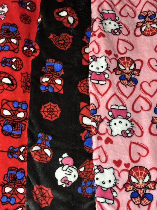 Штани hello kitty | плюшеві штани хелоу кітті , піжамні штани