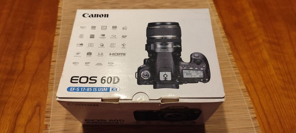 Corpo Canon 60D + bateria