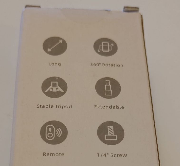 Selfie stick z funkcją statywu 180 cm i pilota
