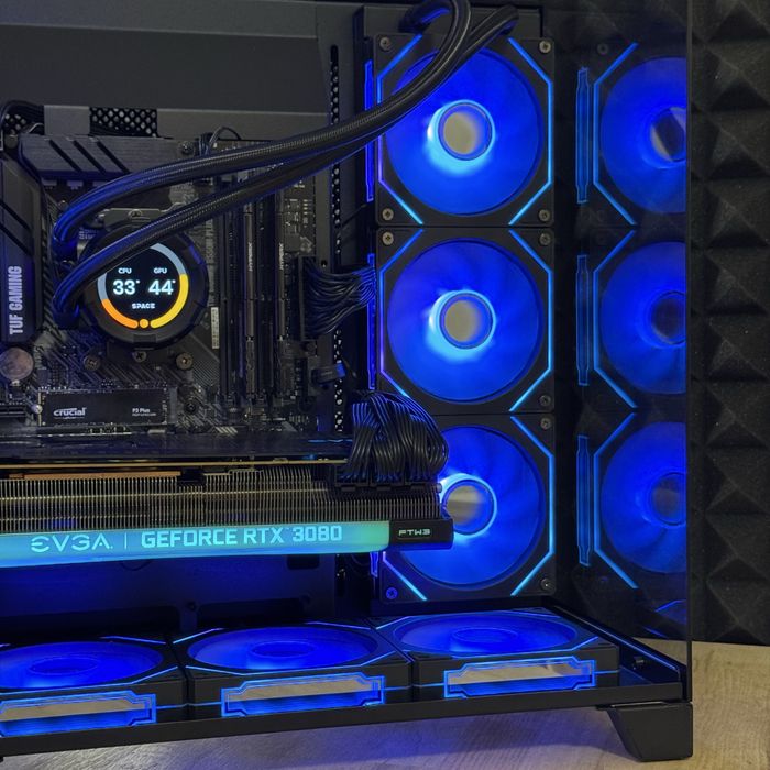 Водяне охолодження з екраном 360mm id cooling водянка, кулер