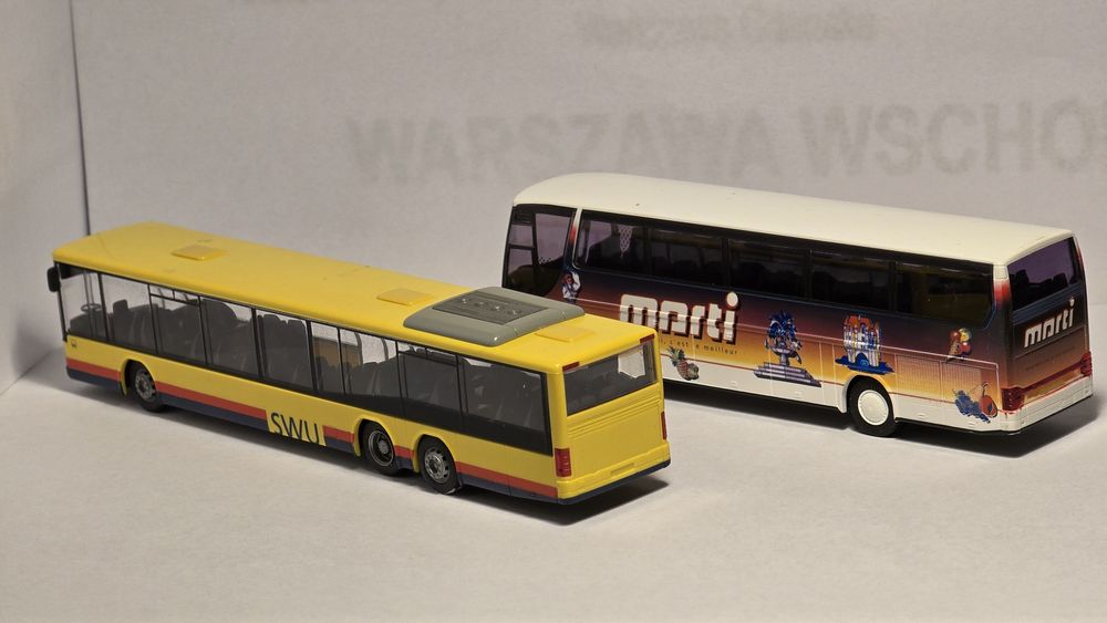 Model autobusu Setra S319NF + S315HD 1:87 Rietze