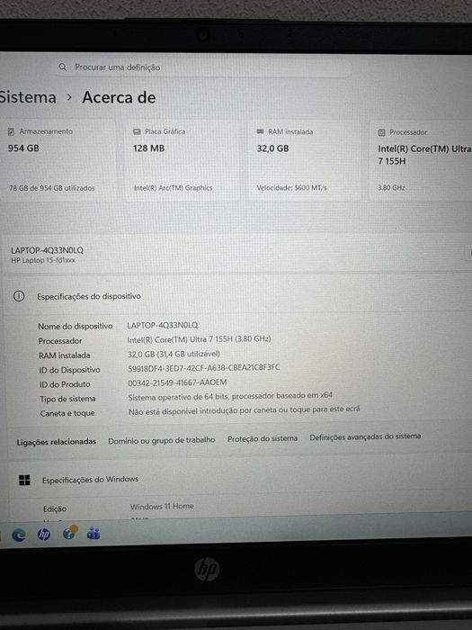 Portátil HP + Rato