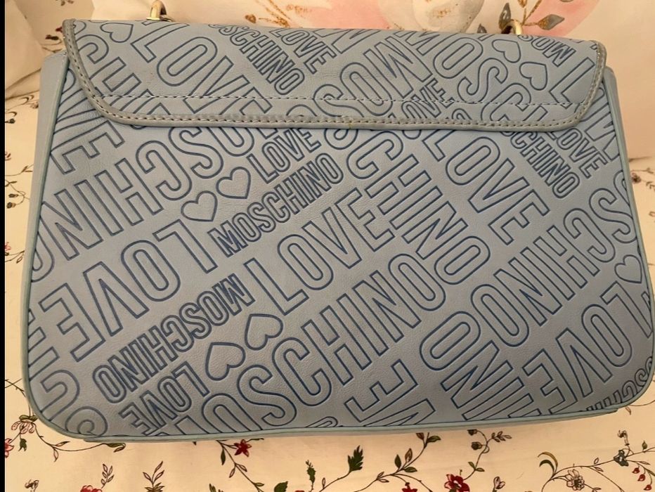 Mala carteira azul - Moschino