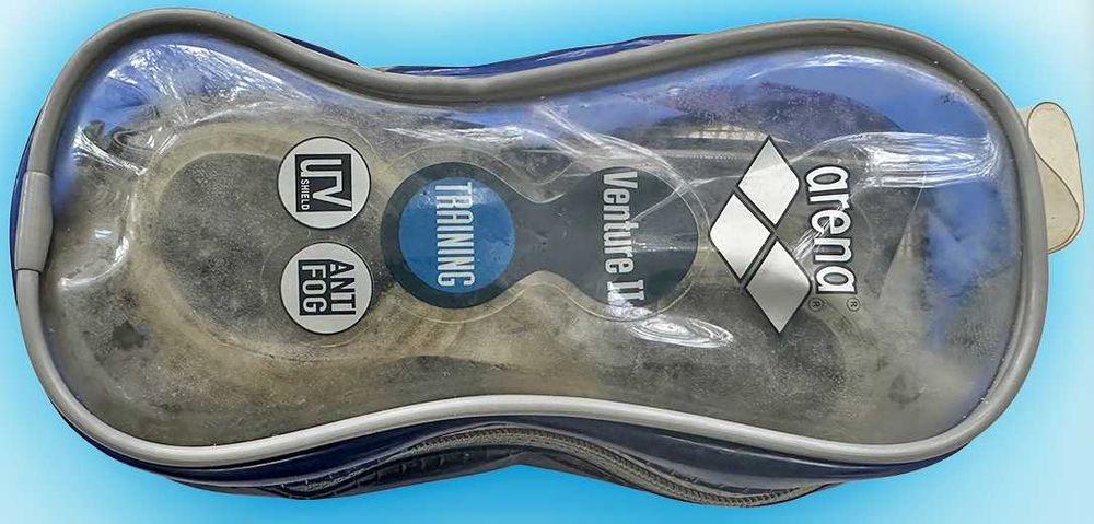 Óculos de Natação Arena Venture II Training, Cinza,  Novos