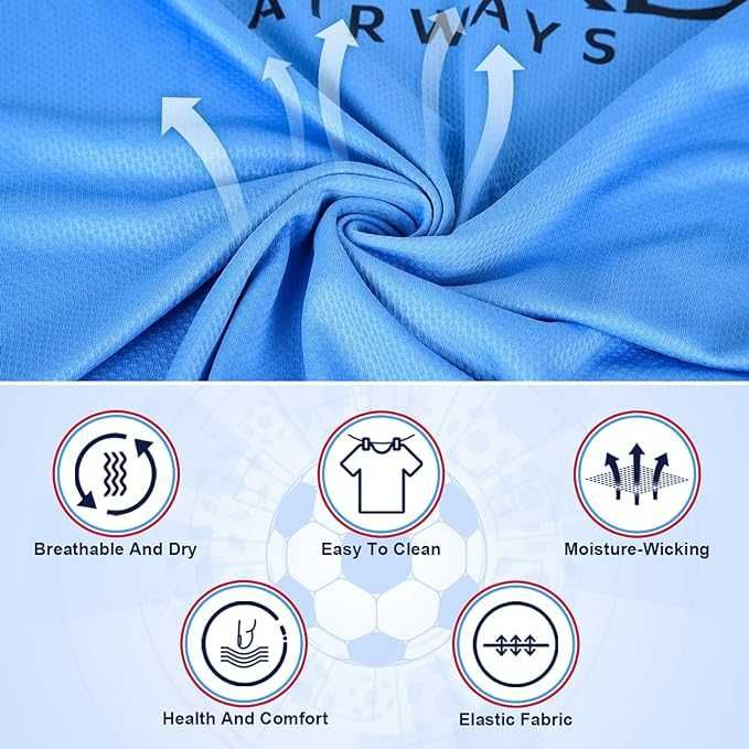 Koszulka piłkarska dla dzieci, koszulka piłkarska z dżerseju