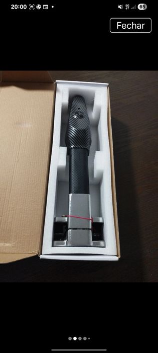 Tranca de volante com alarme.