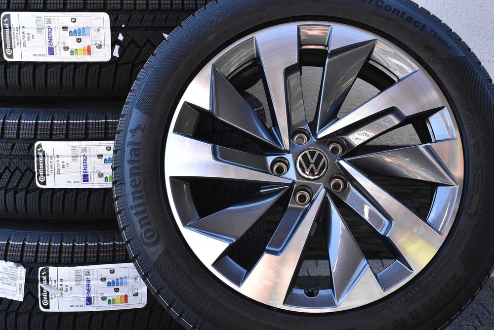 Nowe koła zimowe OEM Skoda KODIAQ Audi Q3 VW Tiguan 19" Conti 2025r