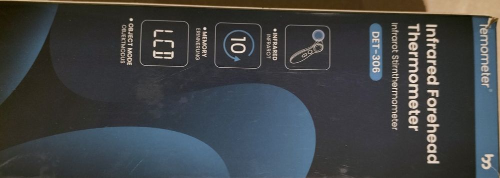 Termometr czołowy, medyczny