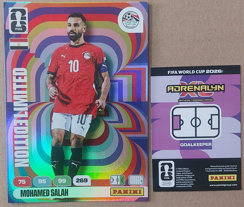 Panini Adrenalyn Fifa 2026 - Cartas Limited Edition XXL - Escolha as suas faltas