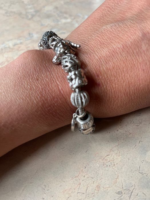 Bransoletka APART beads srebrna