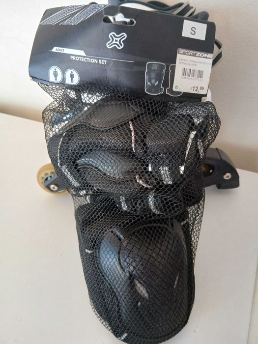 Patins em Linha e Protecoes