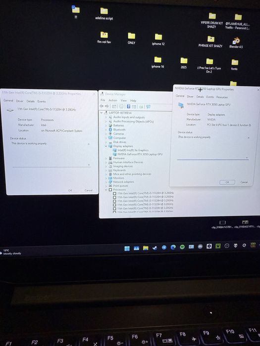 Ноутбук Lenovo legion RTX 3050
