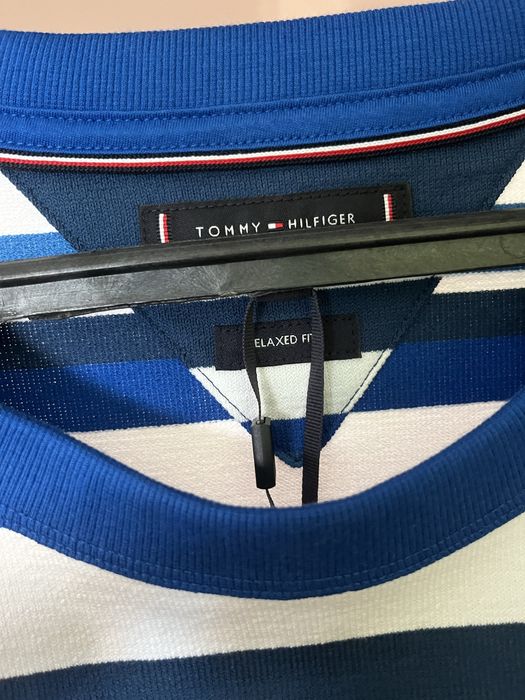 T-shirt às ricas Tommy Hilfiger azul