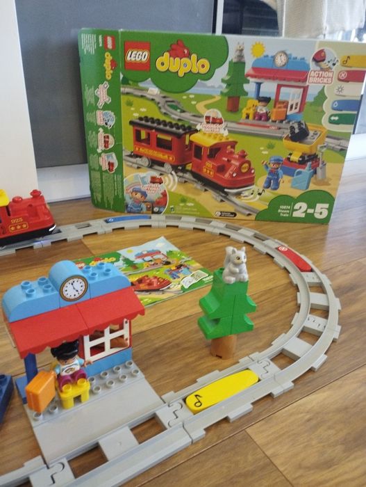 Klocki LEGO Duplo 10874 Pociąg parowy z dźwiękiem