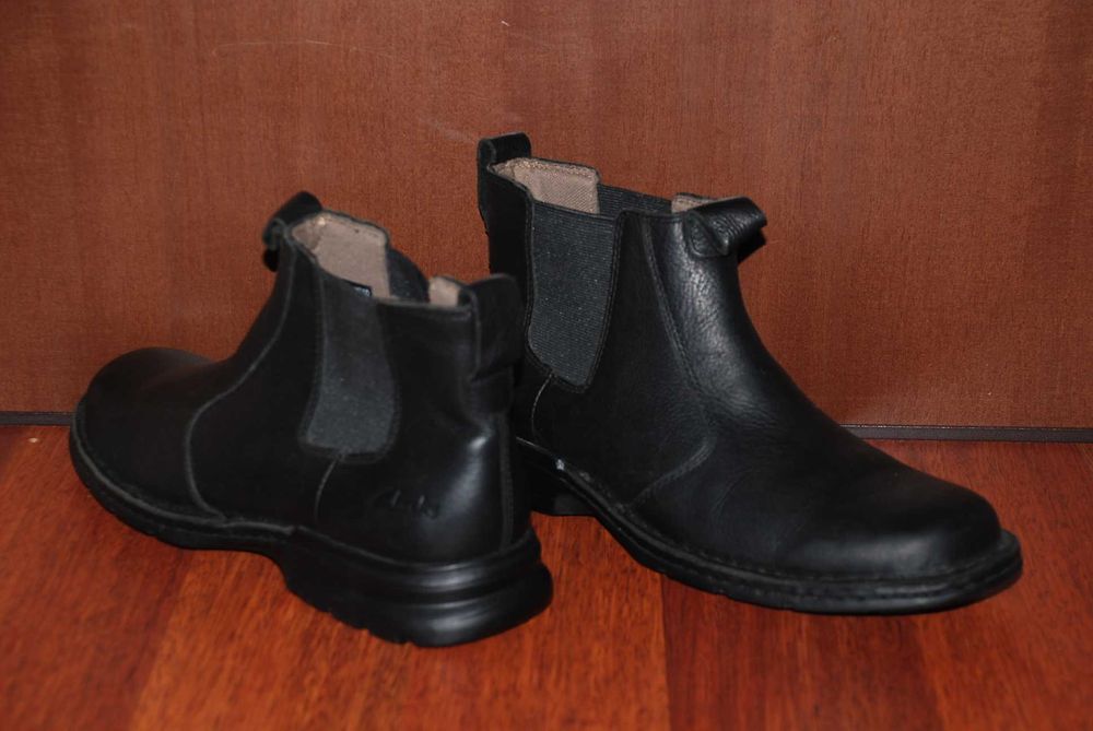 Bardzo wygodne i lekkie sztyblety Clarks, r. 42