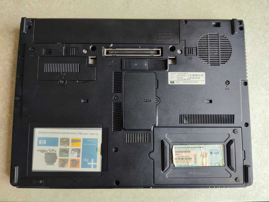 Notebook hp compaq 6910p 2GB RAM 160 GB HDD WIN7 + zasilacz