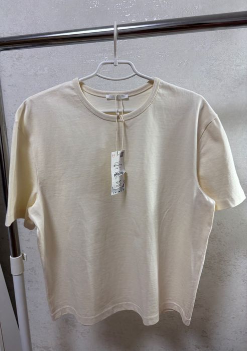 Футболка Zara зі щільної бавовни, розмір М чоловіча