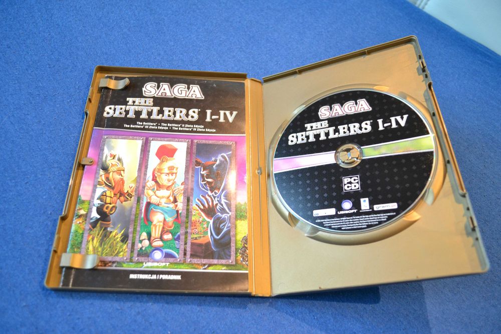 Saga Settlers I II III IV gry na CD / DVD