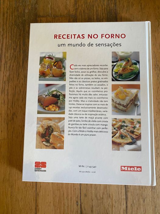 Livro Receitas no forno um mundo de sensações