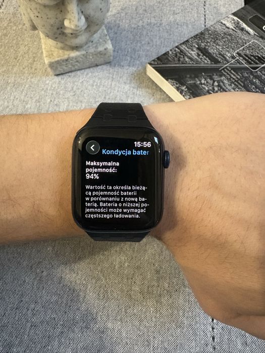 Apple Watch Series 6 GPS + Cellular 44mm Blue 94% Baterii
