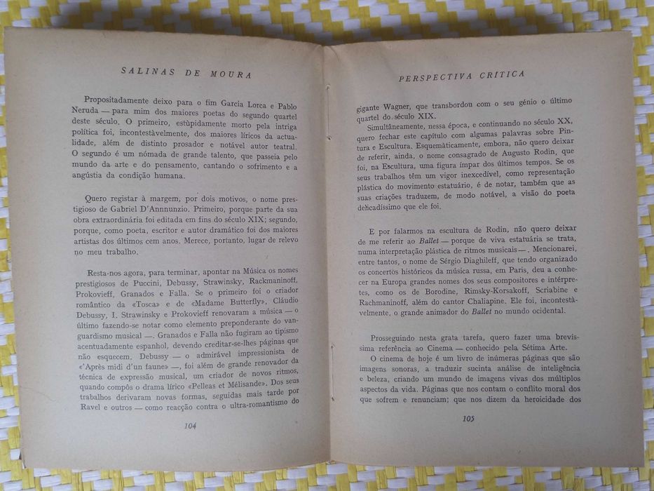 Perspectiva Crítica
 Tríptico de Valorização Humana