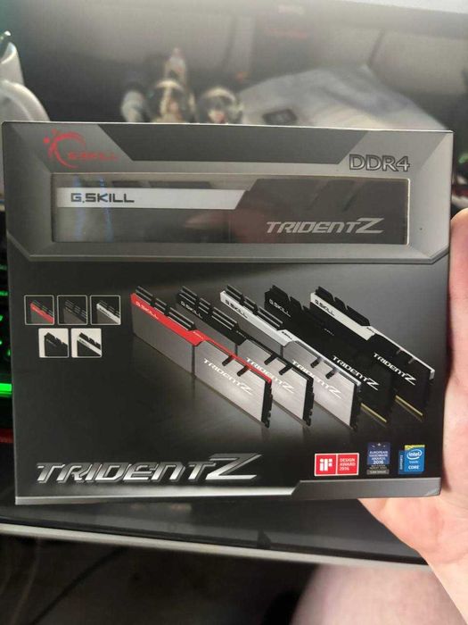 Оперативна пам'ять DDR4 3200 CL16 2x8 GB G.Skill Trident Z (без RGB)