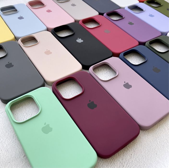 Силиконовый чехол silicone case на iphone айфон силіконовий чохол