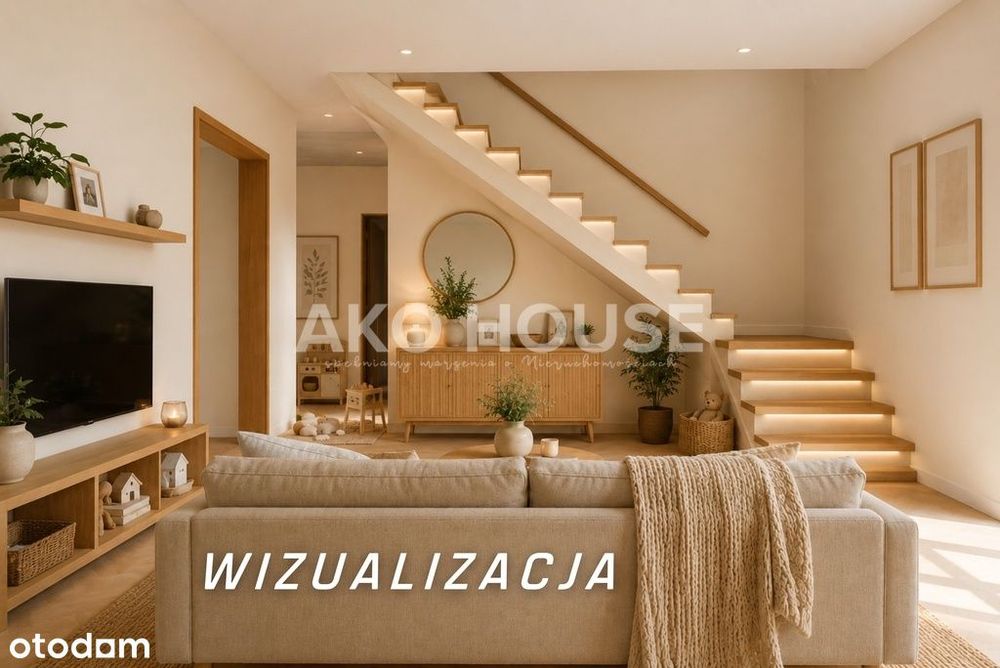 DOM BLIŹNIAK - 116m2 | obok las | Krynice - 0%