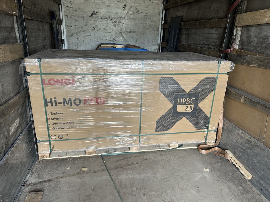 Сонячні панелі Longi hi-mo x10 645Вт двосторонні