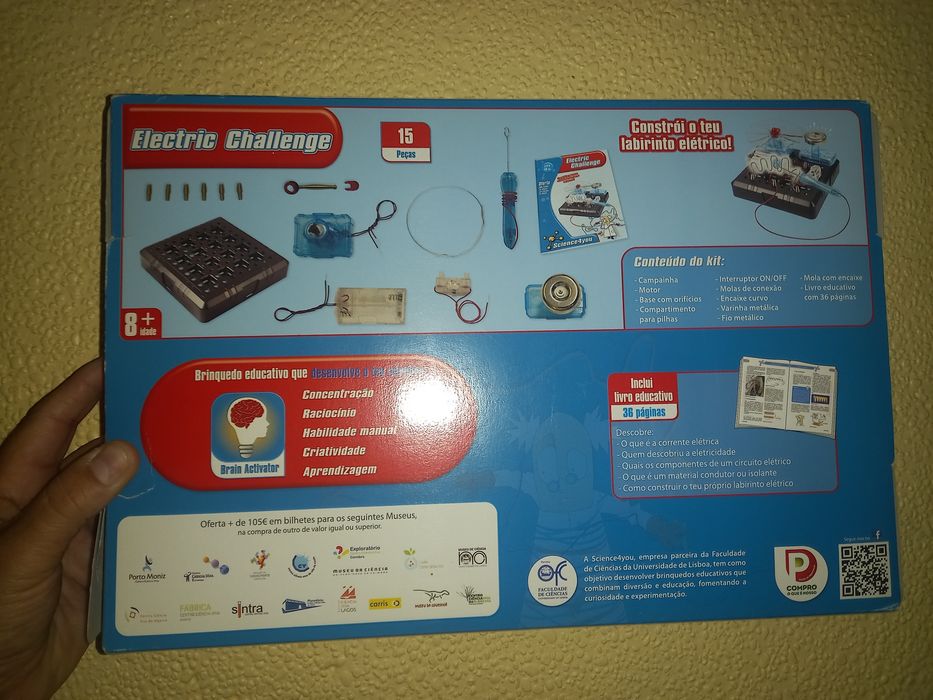 Brinquedo /Kit Educativo "Desafio Eléctrico" da SCIENCE4YOU