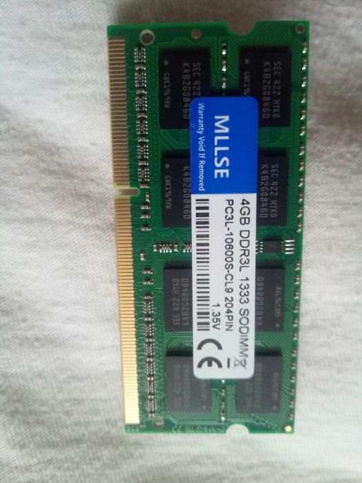 продам новую оперативную память для ноутбука 4 GbDDR 3L частотой 1333